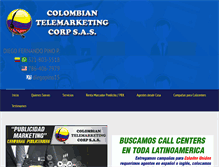 Tablet Screenshot of colombian-telemarketing.com